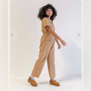 Nobel Utility Jumpsuit in Peanut Butter